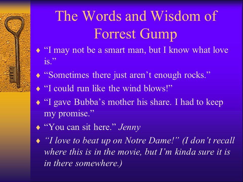 Forrest Gump Topics